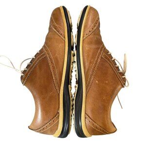 Womens FootJoy LoPro Collection Wingtip Spikeless Golf Shoes Brown Leather - 6.5